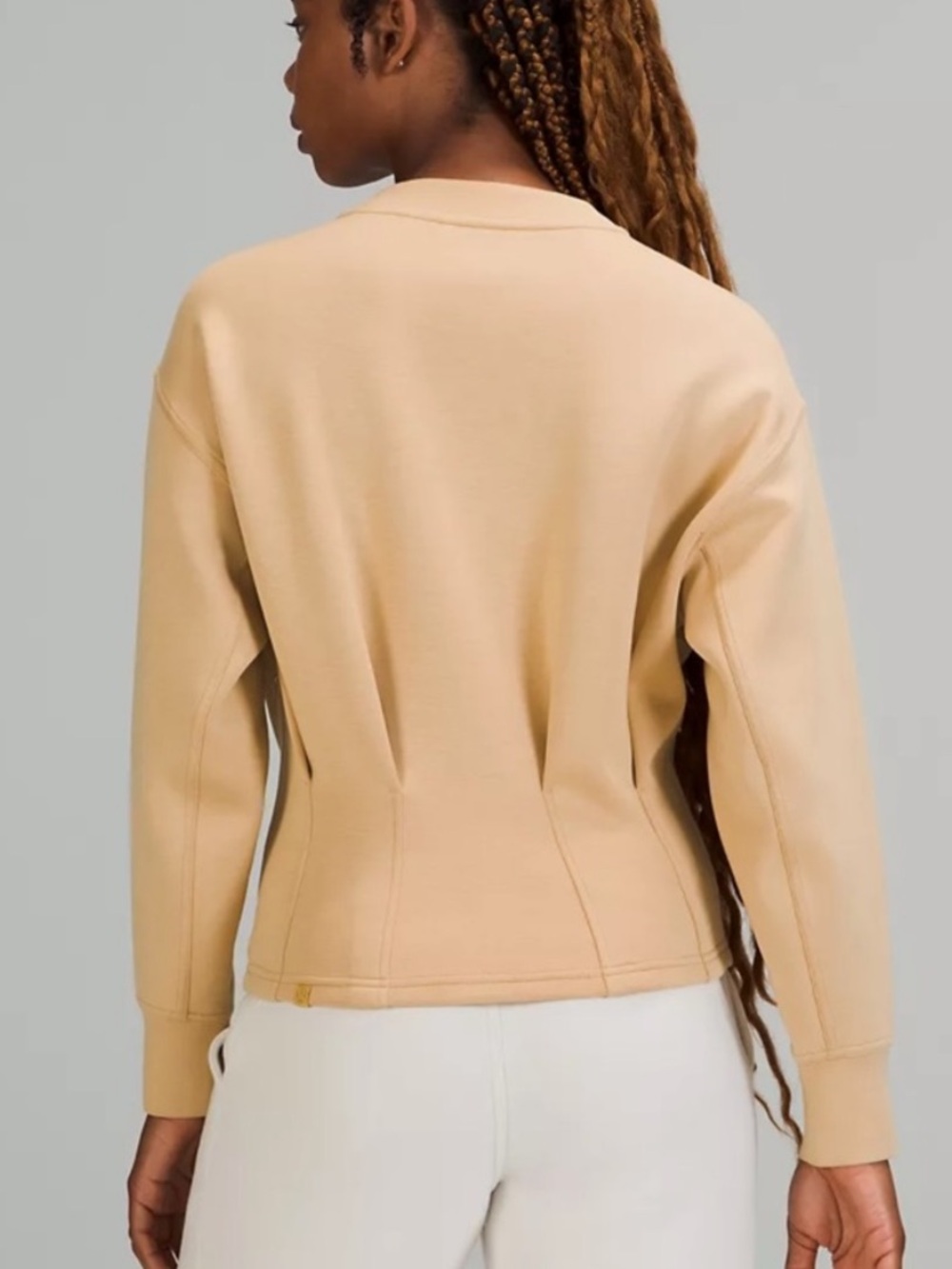 Lululemon gathered waist crew pullover top - Picture 3 of 7